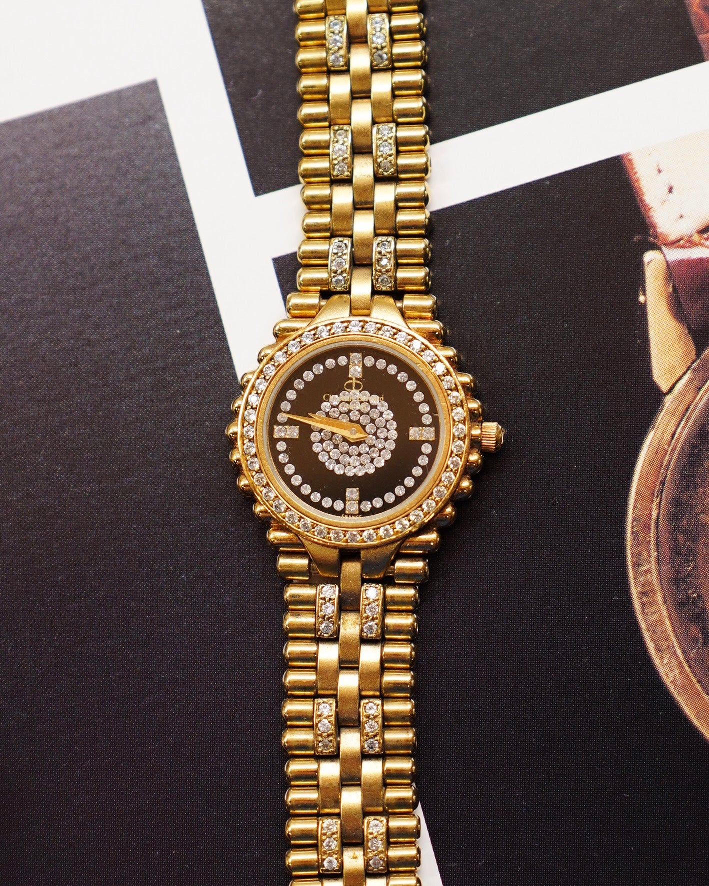 Christian Bernard Paris Watch Quartz Gold Plated Women's