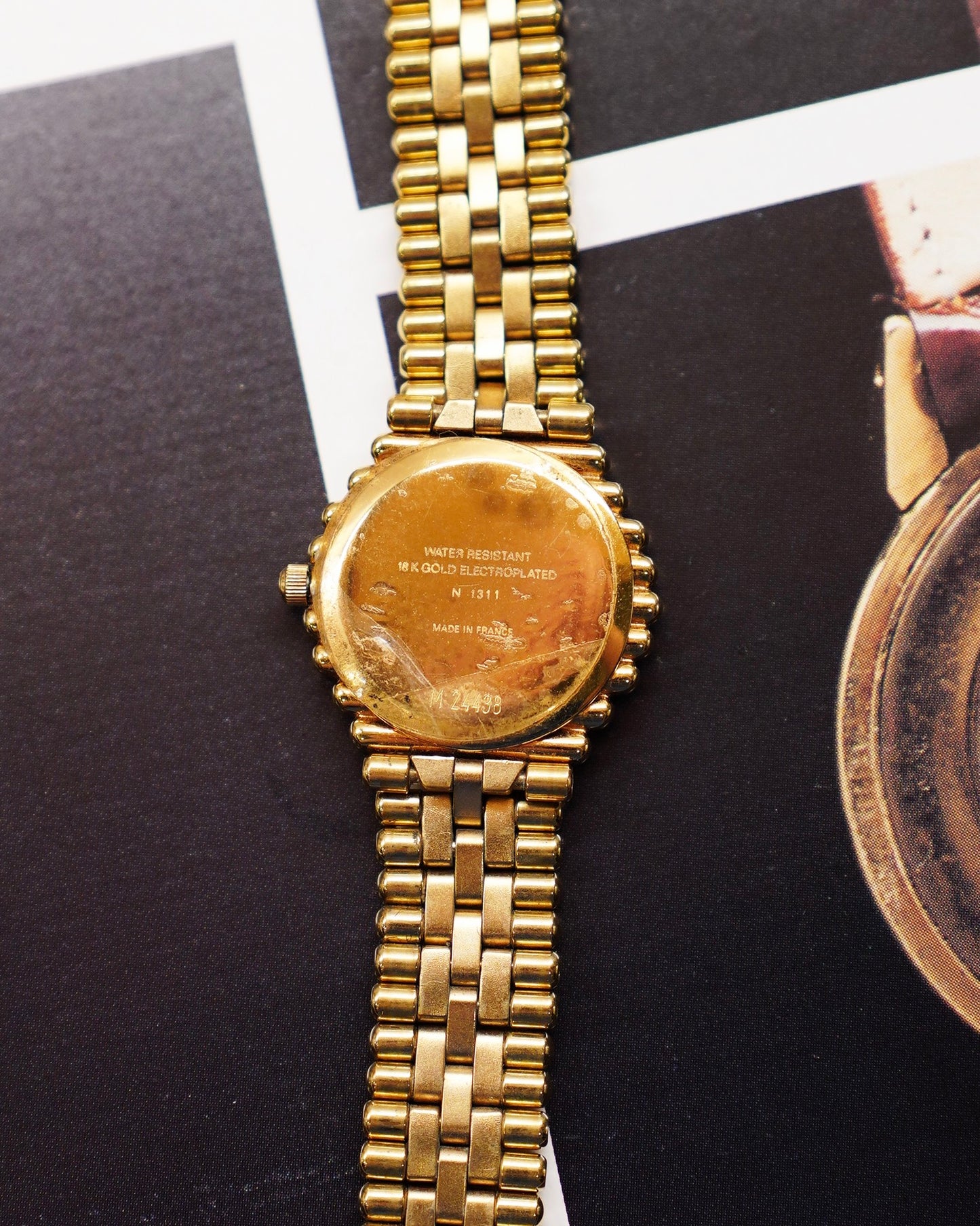 Christian Bernard Paris Watch Quartz Gold Plated Women's