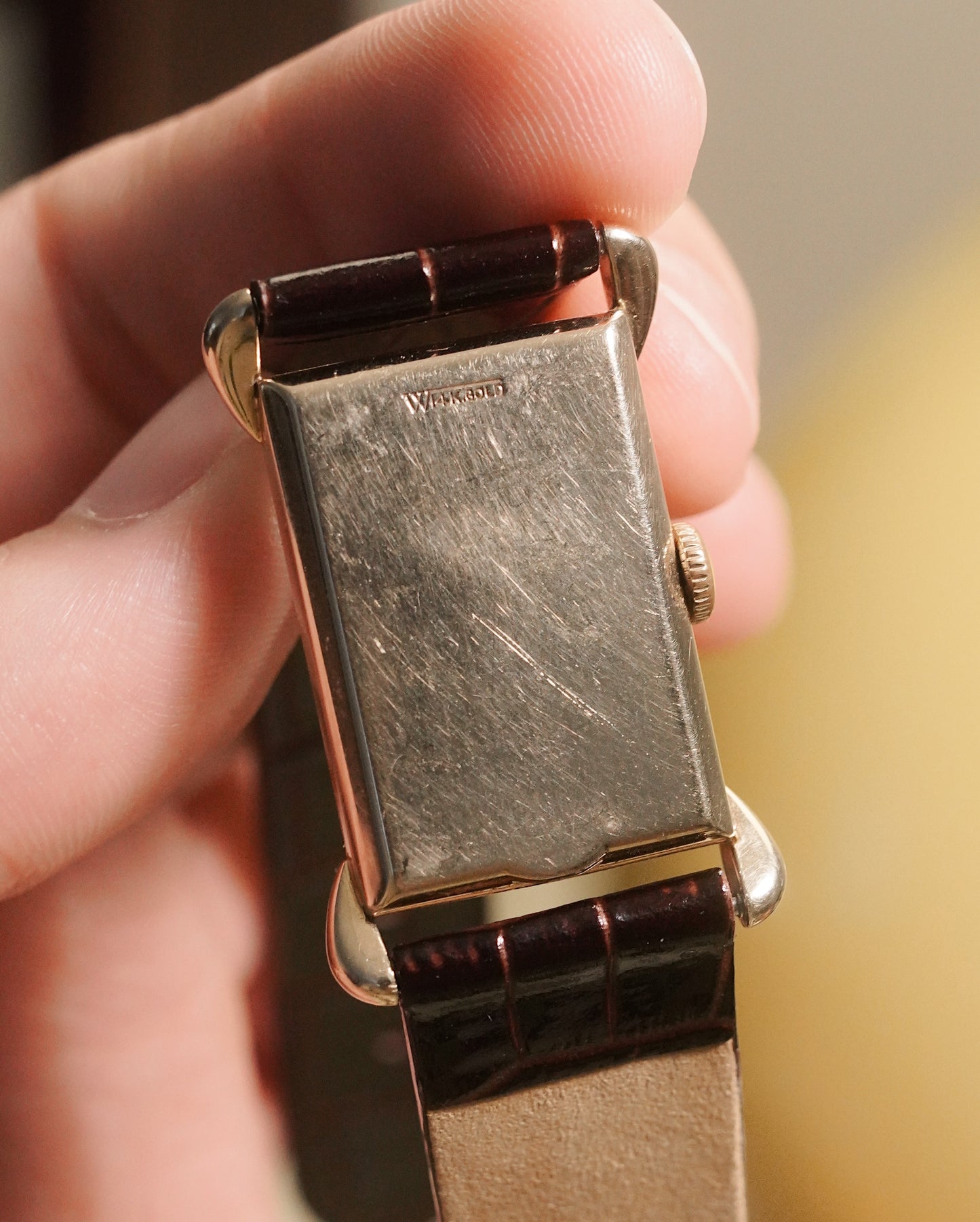 1940’s Longines “Tear Drop Lugs” 14K YG Dress Watch