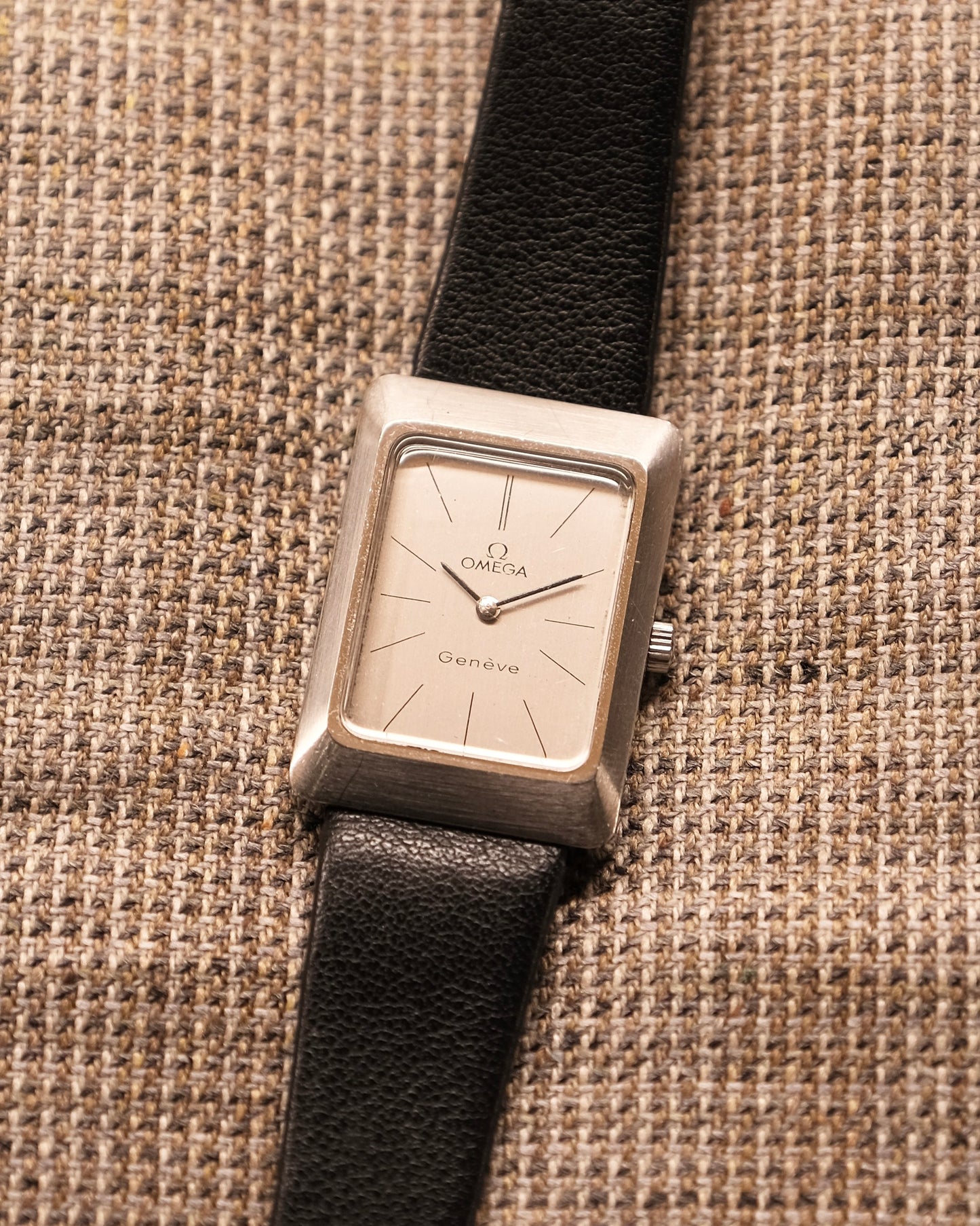 1974 Omega Geneve Watch Ref 511.0476 Silver Manual Winding