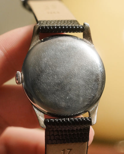 Vintage Cyma Big Seconds Hand Watch Tropical Dial