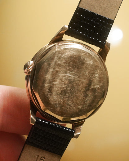 1950’s Movado “Lemon Drop” Calatrava Ref. 46159 14K YG