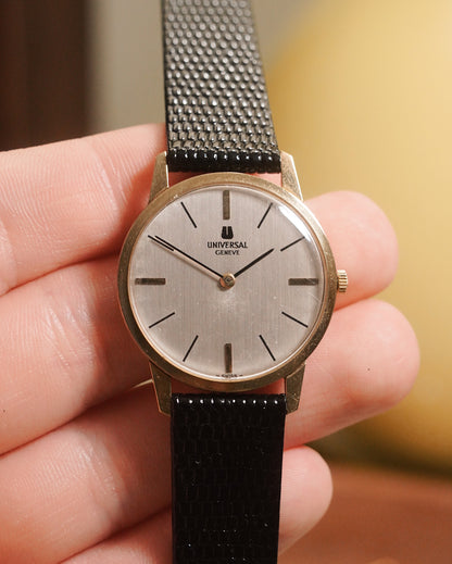 Universal Geneve Slim Dress Watch Manual Winding Gold