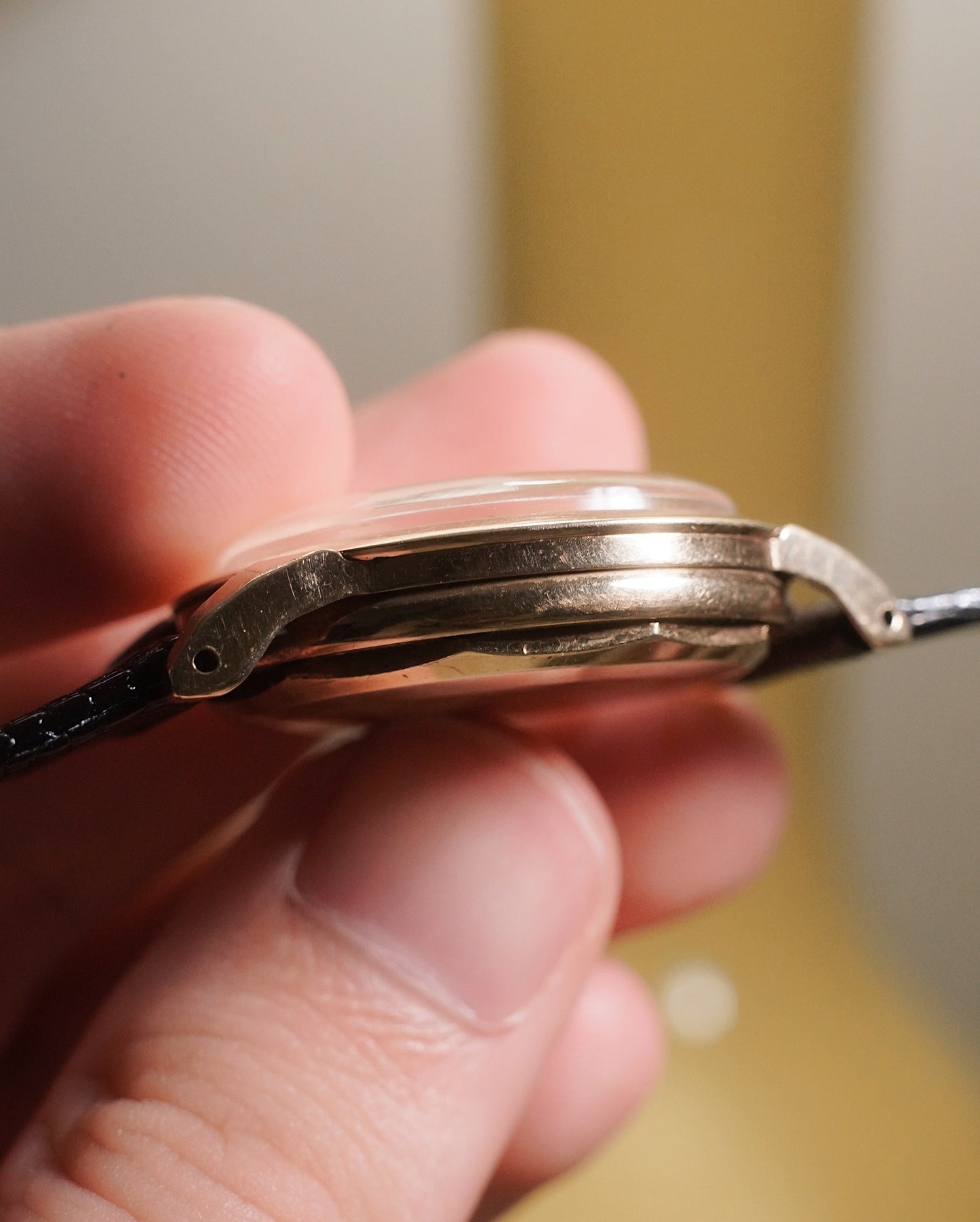 1950’s Movado “Lemon Drop” Calatrava Ref. 46159 14K YG