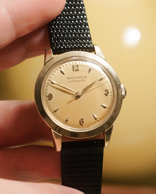 1950’s Movado “Lemon Drop” Calatrava Ref. 46159 14K YG