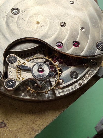 Vintage Cartier Signed “Ados” LeCoultre Full Calendar Travel Clock