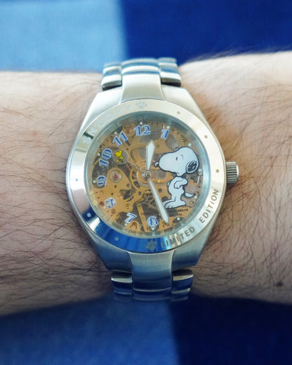 Snoopy Skeleton Watch