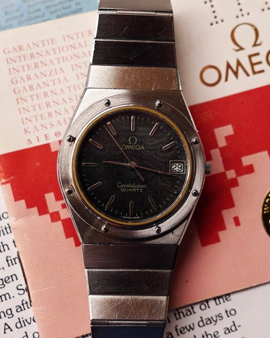 Omega Constellation Quartz Sand Patina