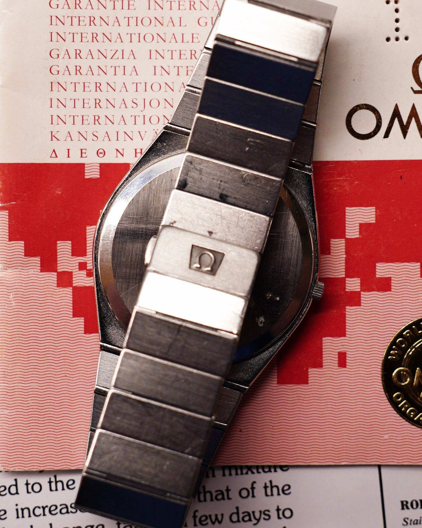 Omega Constellation Quartz Sand Patina